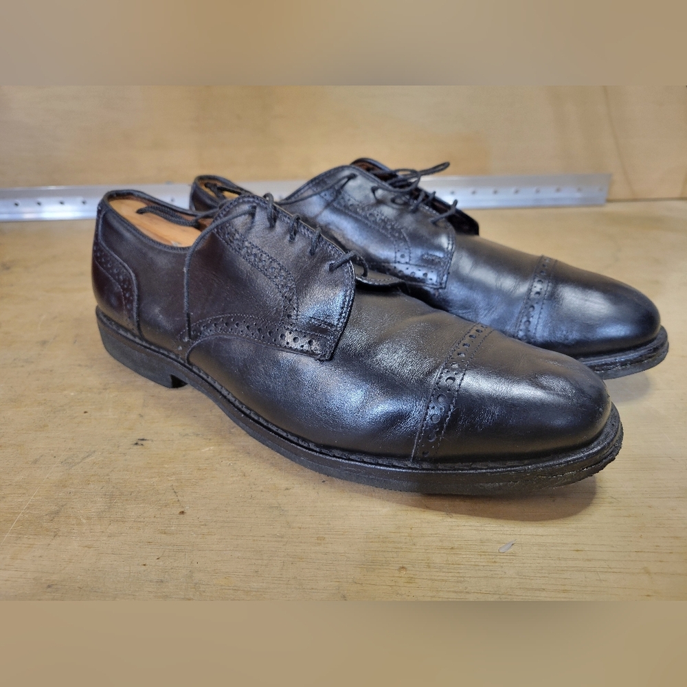 Allen Edmonds Black Leather Oxfords 11 B